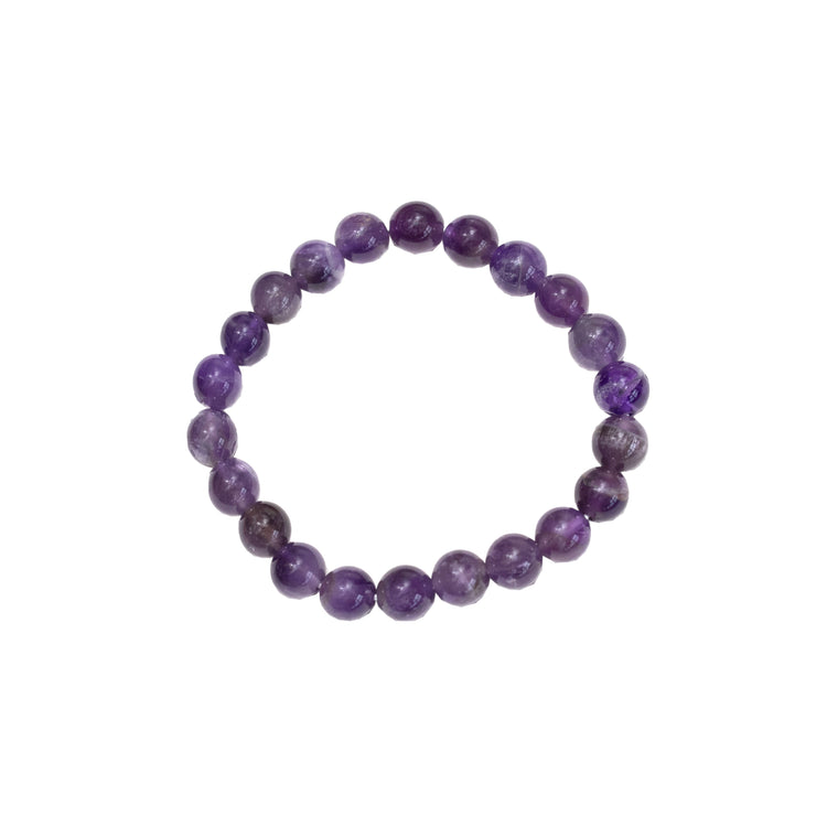 Náramek z minerálních kamenů Ametyst