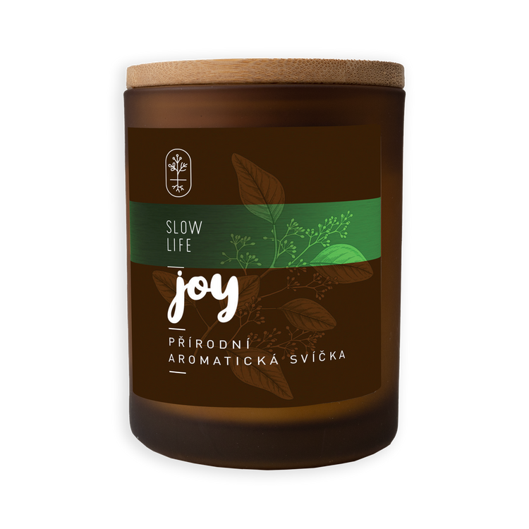 Přírodní aromatická svíčka JOY