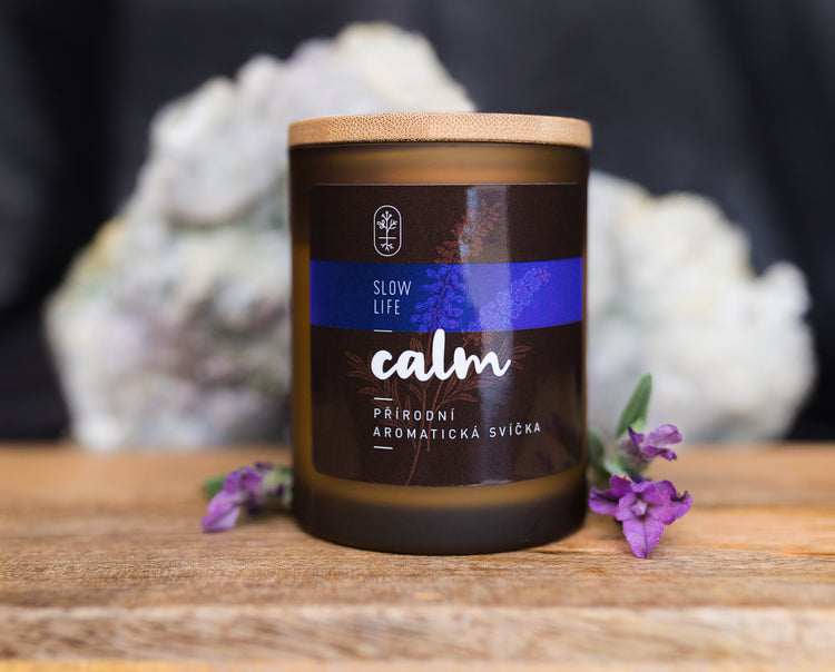 Přírodní aromatická svíčka CALM