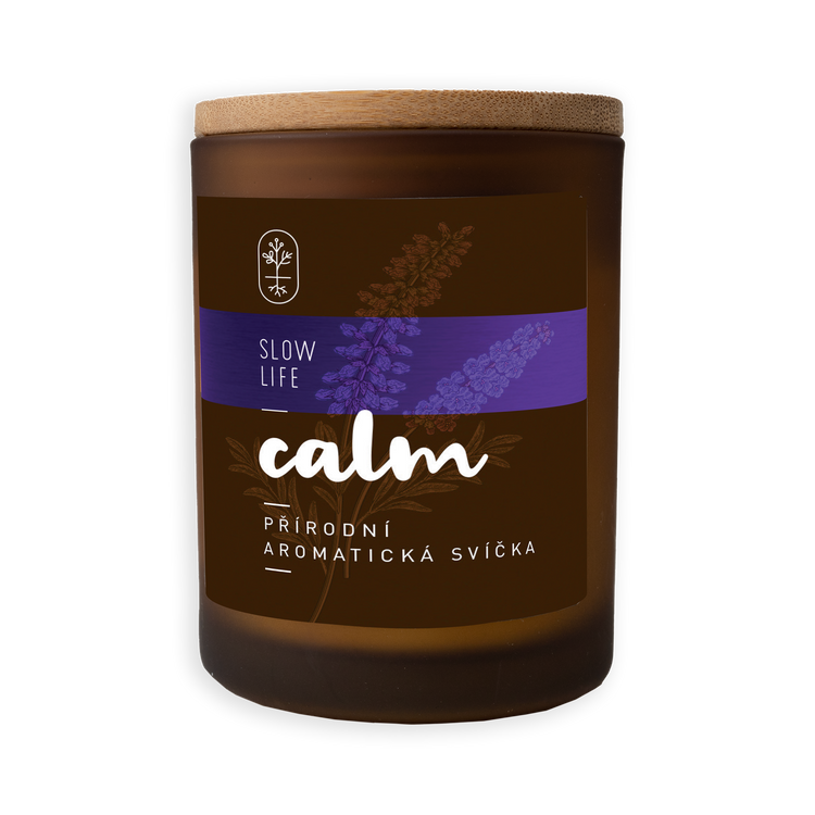 Přírodní aromatická svíčka CALM